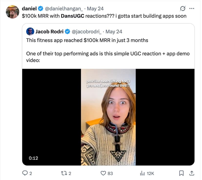 UGC Reaction Videos from Real Creators | $11 Library Videos