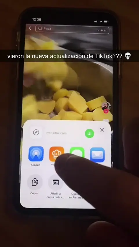 YouMeal reaction and TikTok-to-recipe demo