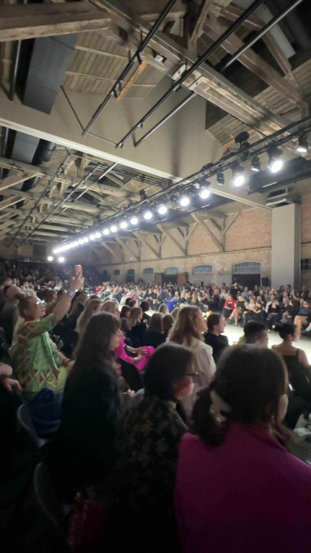 Attendees at Fashion Show Event