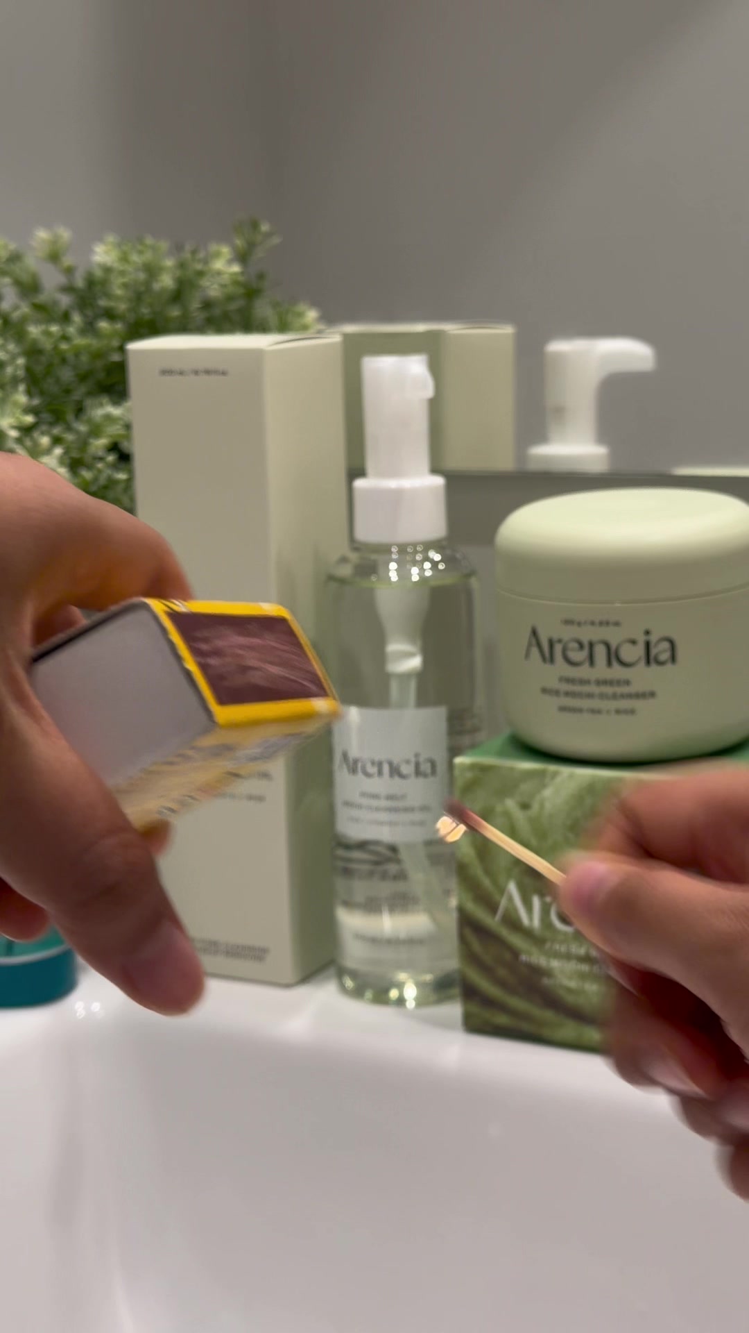 Satisfying ASMR Skincare Routine with Arencia