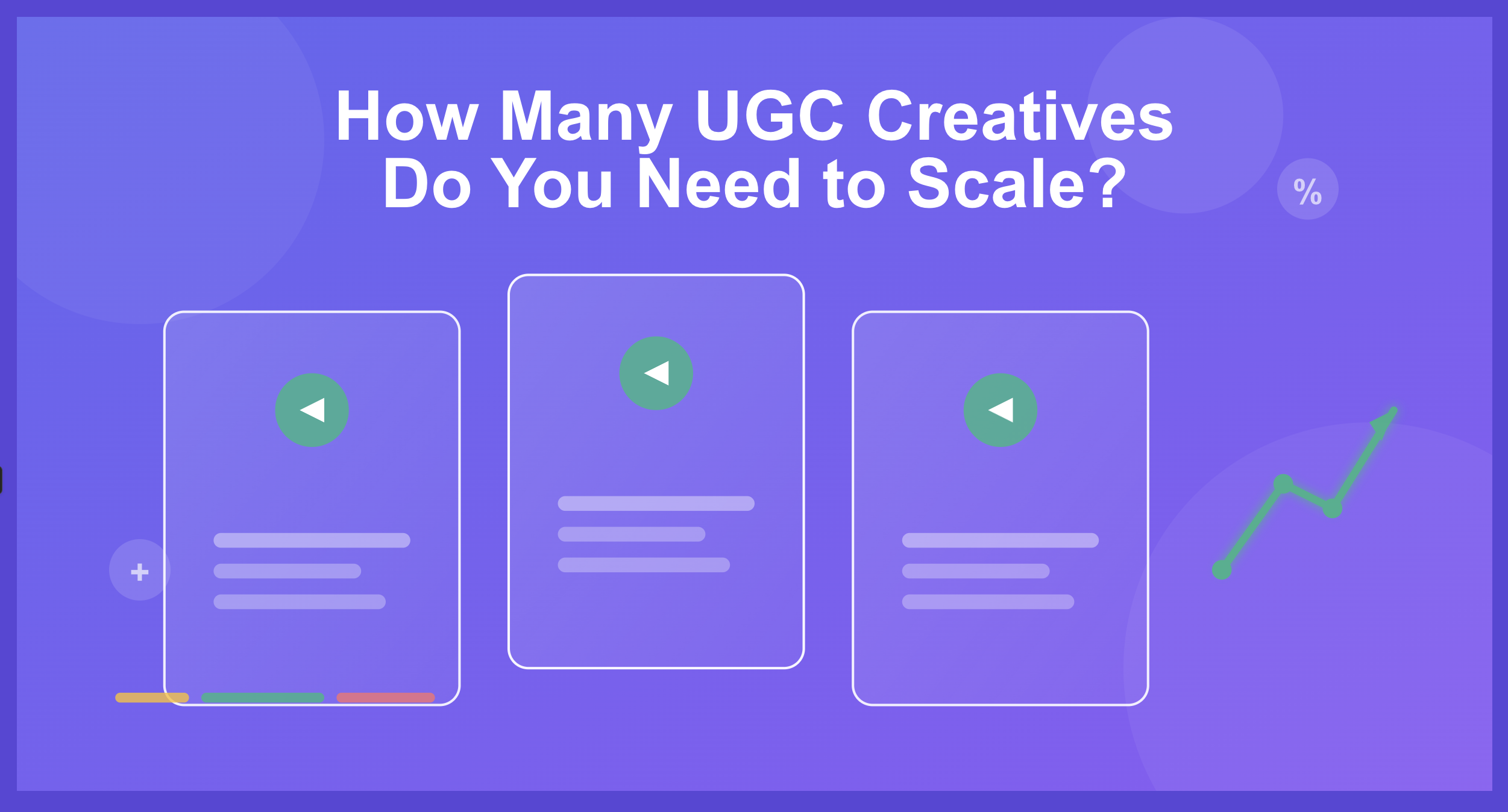 How Many UGC Creatives Do You Need Per Month to Scale Ads?