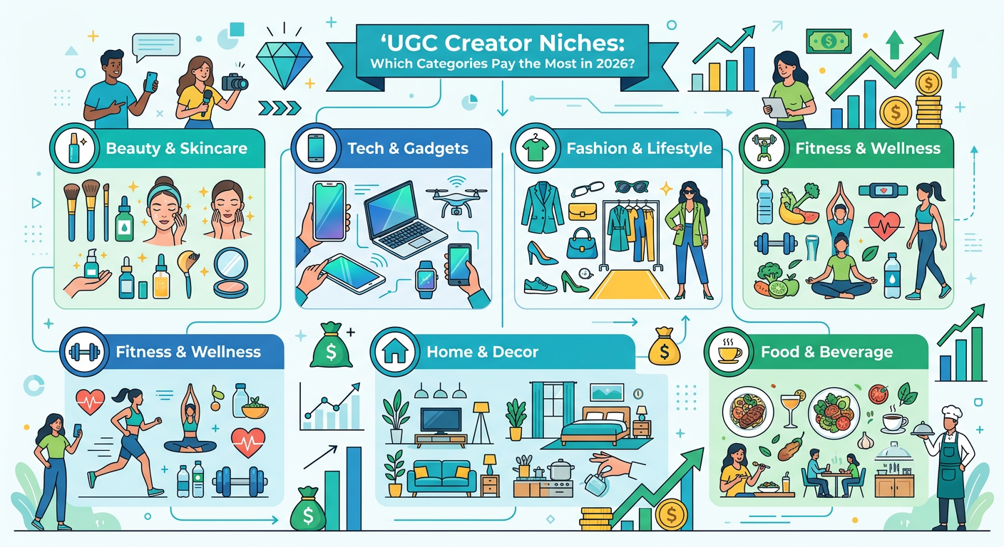 UGC Creator Niches: Which Categories Pay the Most in 2026? — image 1