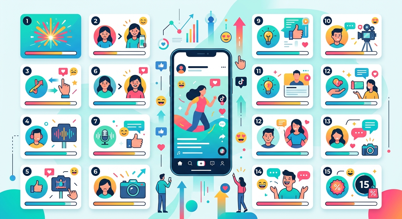 UGC Hooks for TikTok Ads: 15 Formulas That Stop the Scroll — image 1